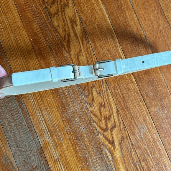 Colehaan leather belt with contrasting beige and white leather - Picture 4 of 4